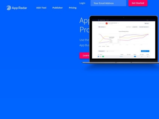 App Radar web design
