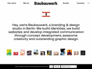 Baubauwerk web design