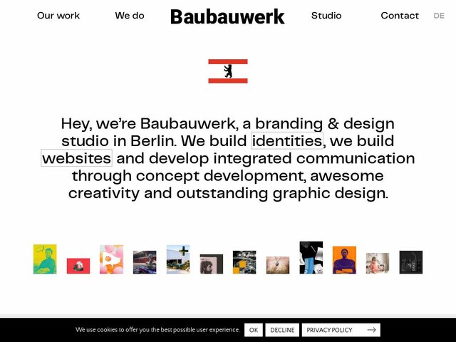 Baubauwerk web design