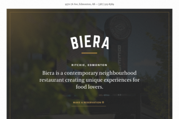 Biera web design