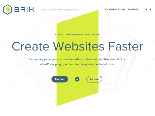Brix builder web design