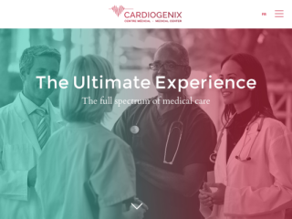 Cardiogenix web design