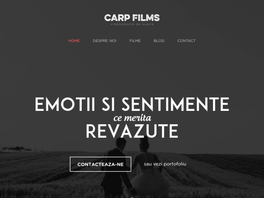 CarpFilms web design