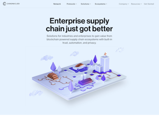 Chronicled web design