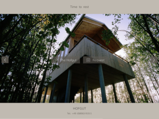 Hofgut web design