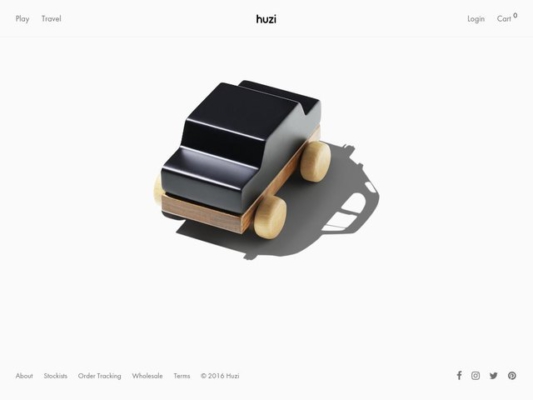 Huzi web design