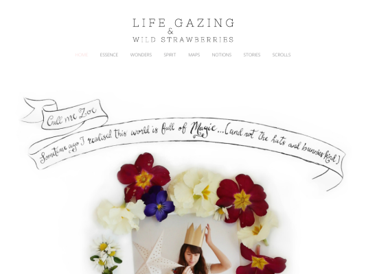 Life Gazing web design