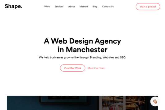 MadeByShape web design