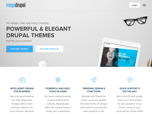 MegaDrupal web design