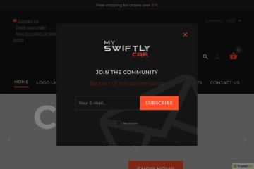 My Swiftly Car web design