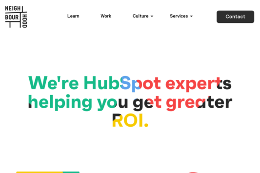 Neighbourhood web design