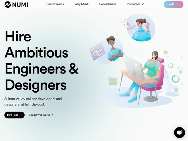 NUMI web design