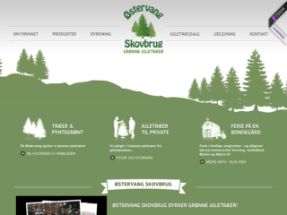 Oestervang Skovbrug web design