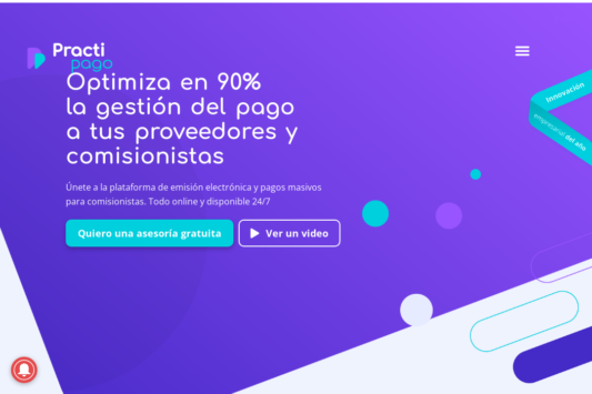 Practipago web design