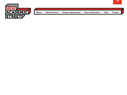 RMIT New Academic Street web design