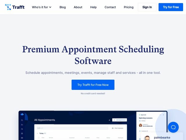 Trafft web design