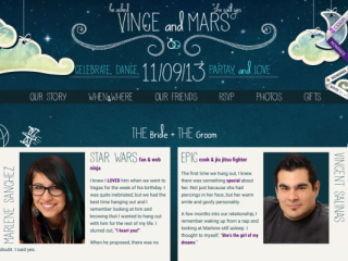 Vince and Marlene web design